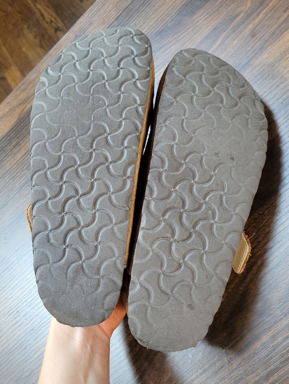 Birkenstock Shearling Seude Boston Clog Women Size 41 Comfort Relaxed Slip On - Picture 11 of 13